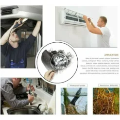 DHKLFA Endoscope Usb 720p Caméra Endoscopique Sonde Étanche Ip67 De 5,5mm Caméras D'inspection Câble Semi-Rigide De 5m Avec 6 Led, Type-C Compatible Avec Téléphones Otg Android, Pc -Câble 5m -Promos Brico Forte Boutique 87907631 5