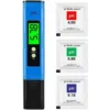 DHKLFA Testeur De PH PH-mètre Numérique, Stylo PH Professionnel , Haute Précision 0,01 PH, Plage De Mesure 0-14 PH, Testeur De PH De L'eau Idéal Pour La Consommation Domestique, Les Piscines Et Les Aq