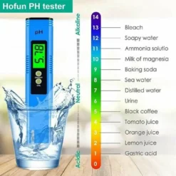 DHKLFA Testeur De PH PH-mètre Numérique, Stylo PH Professionnel , Haute Précision 0,01 PH, Plage De Mesure 0-14 PH, Testeur De PH De L'eau Idéal Pour La Consommation Domestique, Les Piscines Et Les Aq -Promos Brico Forte Boutique 87907865 3