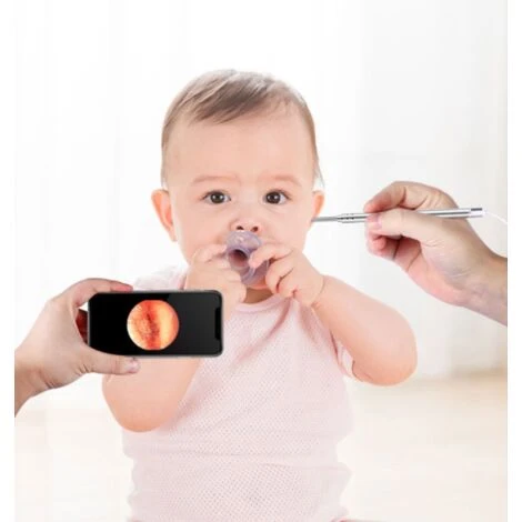 Otoscope Wifi-3.9mm HD USB Endoscope Sans Fil Kit De Caméra De Nettoyage Et D'inspection Des Oreilles Avec 6 Lumières LED, Adapté Pour IPhone, Android, Tablette 3 Otoscope Wifi-3.9mm HD USB Endoscope Sans Fil Kit De Caméra De Nettoyage Et D'inspection Des Oreilles Avec 6 Lumières LED, Adapté Pour IPhone, Android, Tablette – Image 3