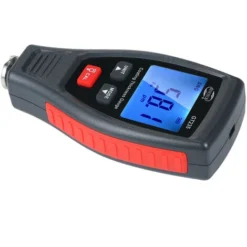 Jauge D'épaisseur De Revêtement LCD Jauge D'épaisseur De Peinture Mètre Testeur De Jauge De Profondeur De Peinture De Voiture 0 1800 μm Avec Pochette Substrats D'étalonnage Film De Revêtement D'étalo -Promos Brico Forte Boutique 88302165 3