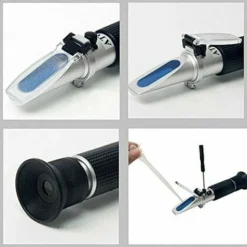 Réfractomètre De Teneur En Sucre, Réfractomètre 0-32 Brix Réfractomètre à Vin Pour Mesurer La Teneur En Sucre Avec Réfractomètre à Main ATC Pour Les Vignerons Vin Bière Fruits Fruits Etc. -Promos Brico Forte Boutique 88373390 3