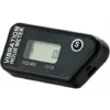 Numérique Vibration Compteur D'Heure Complet Imperméable À L'eau Réinitialisable Vibration Compteur D'Heures Sans Fil Pour Toutes Vibrantes Machine Moto Snowmobil ATV (noir)