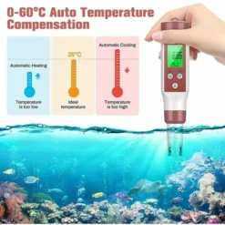 Testeur PH Mètre Electronique Bluetooth 7-1,ATC Testeur De Qualité De L'eau/PH/TDS/EC/ORP/SG(précision0.01),Étalonnage AutomatiquePH-mètre Rétroéclairé Pour Eau Potable, Aquarium,Piscine 9 Testeur PH Mètre Electronique Bluetooth 7-1,ATC Testeur De Qualité De L'eau/PH/TDS/EC/ORP/SG(précision0.01),Étalonnage AutomatiquePH-mètre Rétroéclairé Pour Eau Potable, Aquarium,Piscine -Promos Brico Forte Boutique 88682150 5