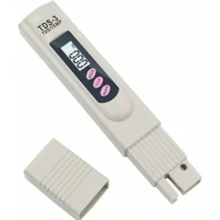 Mètre TDS-3 De L‘Eau Potable LCD Numérique Portable Testeur Mètre De Qualité De L'Eau Stylo De Température Et PPM Testeur De Pureté De L'Eau 0-9990 PPM Eau Potable Culture Hydroponique (Ne Teste Pas P