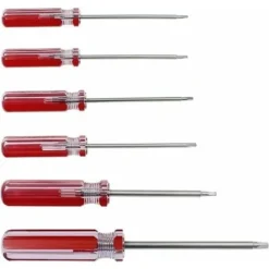 Jeu De 6 Tournevis Triangulaires, Embouts De Tournevis Triangulaires Magnétiques 1,8 Mm 2,0 Mm 2,3 Mm 2,7 Mm 3,0 Mm 4,2 Mm Outil De Réparation De Tournevis Pour Jouets Et Changement De Batterie