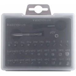 Damaged Screw Extractor Set,  High Speed Steel 22PCS Broken Screw Extractor Kit All-Purpose Broken Bolt Screw Remover Tool With Magnetic Extension Bit Holder & Socket Adapter, Noir -Promos Brico Forte Boutique 88802597 5