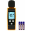 SEENLIN Sonomètre Portatif, Décibelmètre LCD, Mini Sonomètre Numérique, Testeur De Décibels, Alarme De Décibels, Avec Alarme De Lumière Rouge Noire Et Alarme Sonore, Plage 30-130 DBA [RZ1359] Jaune, 1
