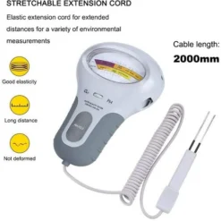 Outil De Test De Testeur électronique De Qualité De L'eau De L'équipement De Détection De Chlore Résiduel PH De Piscine 2 En 1 -Promos Brico Forte Boutique 89678866 3