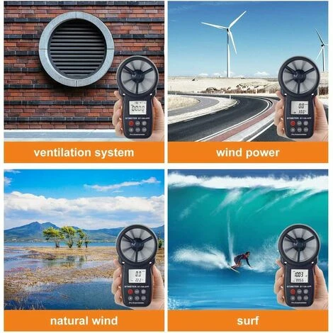 Anémomètre Numérique De Vitesse Du Vent De Poche, Bluetooth Sans Fil à Palette Anémomètre Mètre Pour Le Refroidissement Eolien, La Vitesse, Le Moniteur De Température BT-100APP 4 Anémomètre Numérique De Vitesse Du Vent De Poche, Bluetooth Sans Fil à Palette Anémomètre Mètre Pour Le Refroidissement Eolien, La Vitesse, Le Moniteur De Température BT-100APP – Image 4