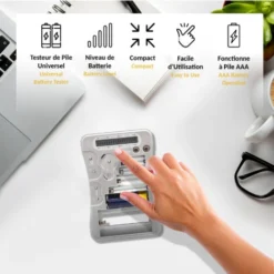 FISHTEC® Testeur De Piles - Universel - Affichage LCD -Promos Brico Forte Boutique 89948452 3