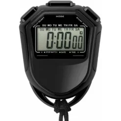 Chronomètre étanche Numérique Portable LCD Minuterie Chronographe Compteur De Sport Avec Sangle Pour La Natation, La Course, L'entraînement De Football