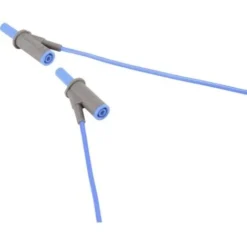 Cordon De Mesure De Sécurité[Banane Mâle 4 Mm -Banane Mâle 4 Mm ] Ultra Flexibles 0.50 M,bleu,MSB-501 10 A -Promos Brico Forte Boutique 9018352 3