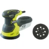 Pack RYOBI Ponceuse Excentrique électrique ROS300 - 300W - 125mm - Plateau De Ponçage - 125 Mm - ROSP1A
