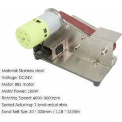 Affûteur De Couteaux à Angle Fixe à 15 Degrés, Polisseuse Réglable à 7 Niveaux, Machine à Polir 100 W Avec -Promos Brico Forte Boutique 90599292 4