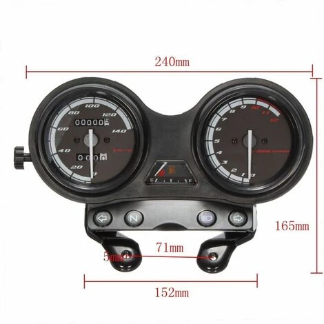 Tachymètre Odomètre Compteur Vitesse Km/h Pour YAMAHA YBR 125 YBR125 2 Tachymètre Odomètre Compteur Vitesse Km/h Pour YAMAHA YBR 125 YBR125 – Image 2