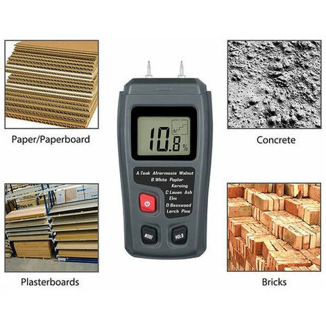 Testeur D'Humidité Du Bois Portable Testeur D'Humidité Lcd Pour Détecteur D'Humidité Du Bois Pour La Mesure De L'Humidité Du Papier De Bois De Chauffage 3 Testeur D'Humidité Du Bois Portable Testeur D'Humidité Lcd Pour Détecteur D'Humidité Du Bois Pour La Mesure De L'Humidité Du Papier De Bois De Chauffage – Image 3