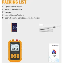 5 Km Lumiere Rouge Type A Batterie Compteur De Puissance Optique Machine Integree Testeur De Puissance Optique Haute Precision SGM305 Livresans Batterie -Promos Brico Forte Boutique 90615057 4