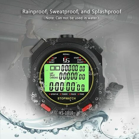 Chronom��tre Avec Sifflet,Chronometre Professionnel 60 M��moire Avec Fonction Muet Et Lumi��r Pour Sport 2 Chronom��tre Avec Sifflet,Chronometre Professionnel 60 M��moire Avec Fonction Muet Et Lumi��r Pour Sport – Image 2