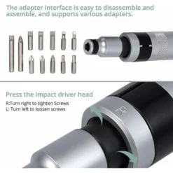 Tournevis �� Frapper 13 Pi��ces 1/2 Impact Driver Set D'embouts Pour Coupes Hexagonales En Croix Pour Usages Lourds- -Promos Brico Forte Boutique 90856554 5