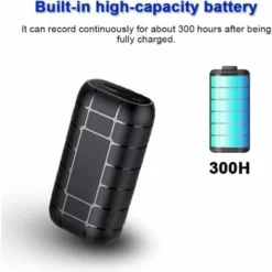 Mini Enregistreur Magnétique Activé Par La Voix De 8 Go, Enregistreur Audio Numérique à Batterie Longue, Petits Appareils D'enregistrement(noir)- 7 Mini Enregistreur Magnétique Activé Par La Voix De 8 Go, Enregistreur Audio Numérique à Batterie Longue, Petits Appareils D'enregistrement(noir)- -Promos Brico Forte Boutique 91090048 3