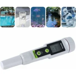 Testeur De Salinité, 2-en-1 PH Mètre Numérique TDS Testeur De Qualité De L'eau Pour Température Salinité Eau De Mer Piscine D'eau Salée Pêche Aquariums -Promos Brico Forte Boutique 91273965 5