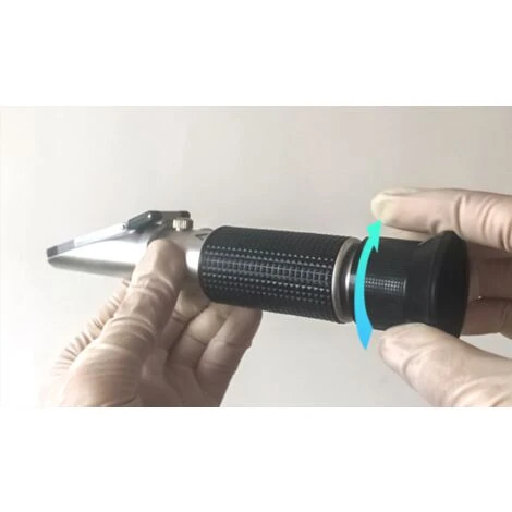 Détermination Manuelle Du Réfractomètre Du Compteur De Salinité 0-28% 2 Détermination Manuelle Du Réfractomètre Du Compteur De Salinité 0-28% – Image 2