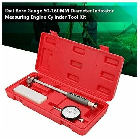 Jauge D'alésage à Cadran 50-160mm 0.01mm Indicateur De Trou D'équilibre De Précision Moteur Cylindre Micromètre Outil De Testeur De Mesure 4 Jauge D'alésage à Cadran 50-160mm 0.01mm Indicateur De Trou D'équilibre De Précision Moteur Cylindre Micromètre Outil De Testeur De Mesure – Image 4
