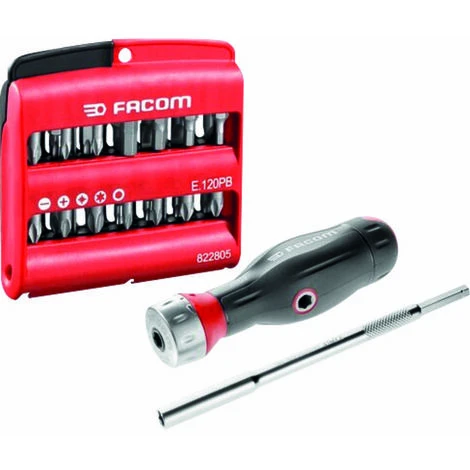 Tournevis 3 En 1 Avec Embouts - Protwist - Facom 1 Tournevis 3 En 1 Avec Embouts - Protwist - Facom