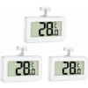 3X Thermomètre De Réfrigérateur Thermomètre Numérique Congélateur Thermomètre Refrigerateur Chambre Thermomètre Congélateur Imperméable Avec Écran LCD Avec Crochet Pour Lecture De Température