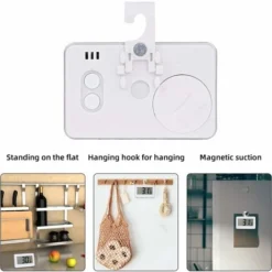 3X Thermomètre De Réfrigérateur Thermomètre Numérique Congélateur Thermomètre Refrigerateur Chambre Thermomètre Congélateur Imperméable Avec Écran LCD Avec Crochet Pour Lecture De Température -Promos Brico Forte Boutique 91620256 5