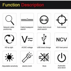 Héloise Testeur De Câble Souterrain, Traceur De Fil Portable, Détection De Câbles Muraux Et De Terre, Câbles électriques, Conduites D'alimentation En Eau Et En Gaz -Promos Brico Forte Boutique 91854049 5