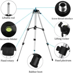 Trépied De Niveau Laser Pour Universel FASGet Max.1.5m -Promos Brico Forte Boutique 91996025 5