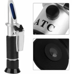 Réfractomètre De Précision Pour Bière, Jus, Testeur De Sucre, Réfractomètre De Vin Et D'épices, 0-32% -Promos Brico Forte Boutique 92076061 4