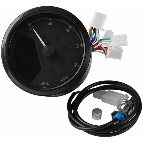 Compteur Kilométrique De Moto Universel LCD Compteur De Vitesse Numérique Jauges De Tachymètre Avec Veilleuse Adaptée à La Moto 12V La Plus Populaire 2 Compteur Kilométrique De Moto Universel LCD Compteur De Vitesse Numérique Jauges De Tachymètre Avec Veilleuse Adaptée à La Moto 12V La Plus Populaire – Image 2