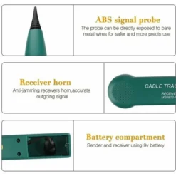 Traceur De Cable Electrique, Détecteur De Cable Électrique, MS6812 Traceur Cable, Multifonctionnel Testeurs De Circuits, Testeur De Câble Téléphonique Pour Recherche De Ligne -Promos Brico Forte Boutique 92151581 4