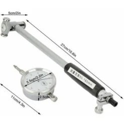 Comparateur De Jauge D'alésage 50-160 Mm, Kit De Vérification D'alésage, Outil De Mesure De Jauge Micrométrique, Jauges D'alésage, Pour Mesurer Les Dimensions Des Pièces WHWY -Promos Brico Forte Boutique 92187762 3