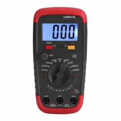 Professionnel Capacimetre, Testeur De Numérique Condensateur 0,1 PF - 20000uF Avec Capacimètre Avec Rétroéclairage LCD Et Veste De Protection Max 1999