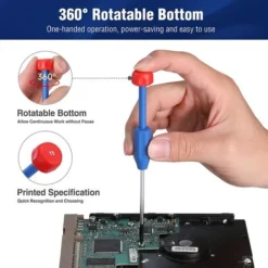 WORKPRO Jeu De 10 Tournevis Horlogerie Avec Pointe Magnétique, Tournevis De Précision à Code Couleur Pour La Réparation De Lunettes, Montre, Mécanique Fine, Livre Avec Un Etui De Rangement Pratique 7 WORKPRO Jeu De 10 Tournevis Horlogerie Avec Pointe Magnétique, Tournevis De Précision à Code Couleur Pour La Réparation De Lunettes, Montre, Mécanique Fine, Livre Avec Un Etui De Rangement Pratique -Promos Brico Forte Boutique 92400398 3