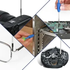 WORKPRO Jeu De 10 Tournevis Horlogerie Avec Pointe Magnétique, Tournevis De Précision à Code Couleur Pour La Réparation De Lunettes, Montre, Mécanique Fine, Livre Avec Un Etui De Rangement Pratique 9 WORKPRO Jeu De 10 Tournevis Horlogerie Avec Pointe Magnétique, Tournevis De Précision à Code Couleur Pour La Réparation De Lunettes, Montre, Mécanique Fine, Livre Avec Un Etui De Rangement Pratique -Promos Brico Forte Boutique 92400398 5