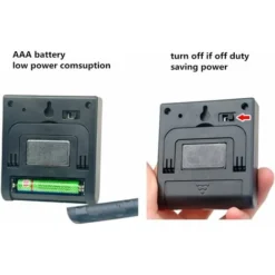 Blue Dream Mini Minuterie Numérique, Format 24 Heures, Compte à Rebours Et Chronomètre, Pour La Cuisine, Le Sport, Les études, Les Réunions, Le Stationnement, Le Traitement Médical Stainless Steel Bla -Promos Brico Forte Boutique 92844792 5