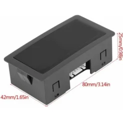 Tachymètre Numérique à 4 LED Pour Tous Les Instruments Numériques Rouge / Bleu Tachymètre Universel à LED Tachymètre Compte-tours + Détecteur De Proximité à Effet Hall Capteur NPN(rouge) -Promos Brico Forte Boutique 92911385 5