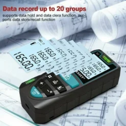 Télémètre Laser 50m, Mileseey By 2 Niveaux à Bulle Mètre Laser Numérique ±2mm Avec Rétroéclairage LCD & Affichage 4 Lignes, IP54 Distance Surface Volume Mesure, Dragonne & 2 Piles Inclus -Promos Brico Forte Boutique 93444259 5