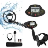 Détecteurs De Métaux Pour Adultes Professionnels, Détecteur De Métaux Pinpoint étanche, Plus Grande Précision, écran LCD Rétroéclairé, Bobine étanche IP68 10", Pinpoint & Disc & Notch & All Metal 4 Mo