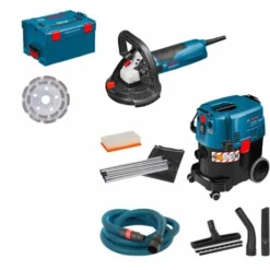 Kit Ponceuse à Béton Bosch GBR15 CAG + GAS 35 M AFC -Promos Brico Forte Boutique 93827295 2