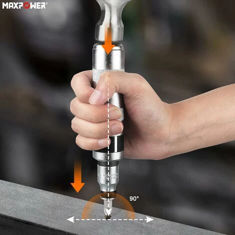 Tournevis A Frapper Professionnel 12 Pièces Tournevis à Frapper Avec Embouts Carrés Conducteurs 1/2 5 Tournevis A Frapper Professionnel 12 Pièces Tournevis à Frapper Avec Embouts Carrés Conducteurs 1/2 – Image 5