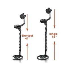 Détecteur De Métaux étanche Professionnel 10" LEXLIFE - 5 Modes - Écran LCD Avec Tige Réglable Pour Adultes Et Enfants -Promos Brico Forte Boutique 93931920 5