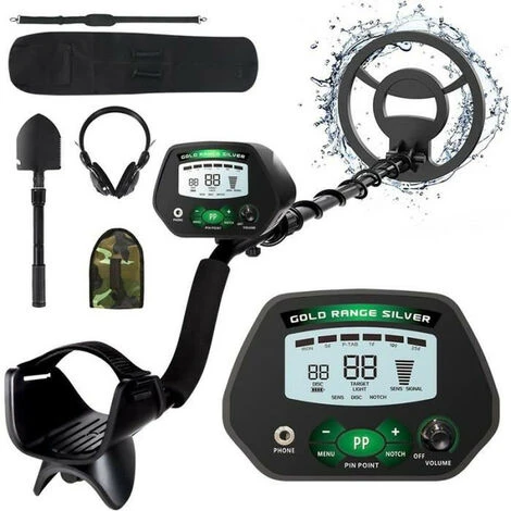 Détecteur De Métaux étanche Professionnel LEXLIFE - 4 Modes - 10'' Disque Etanche Avec Tige Réglable Pour Adultes Et Enfants - Noir 1 Détecteur De Métaux étanche Professionnel LEXLIFE - 4 Modes - 10'' Disque Etanche Avec Tige Réglable Pour Adultes Et Enfants - Noir