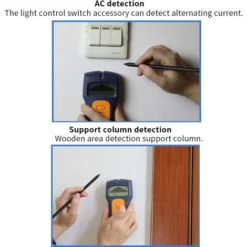 ST79 – Détecteur De Câbles, Détecteur De Profondeur De Fil Mural, Détecteur Numérique De Métaux, Scanner Mural Portable -Promos Brico Forte Boutique 93950140 2