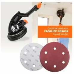 9-Inch/225mm 30PCS Disques De Ponçage à 6 Trous Pour Ponceuse De Cloison Sèche - ASD5A -Promos Brico Forte Boutique 93951412 5